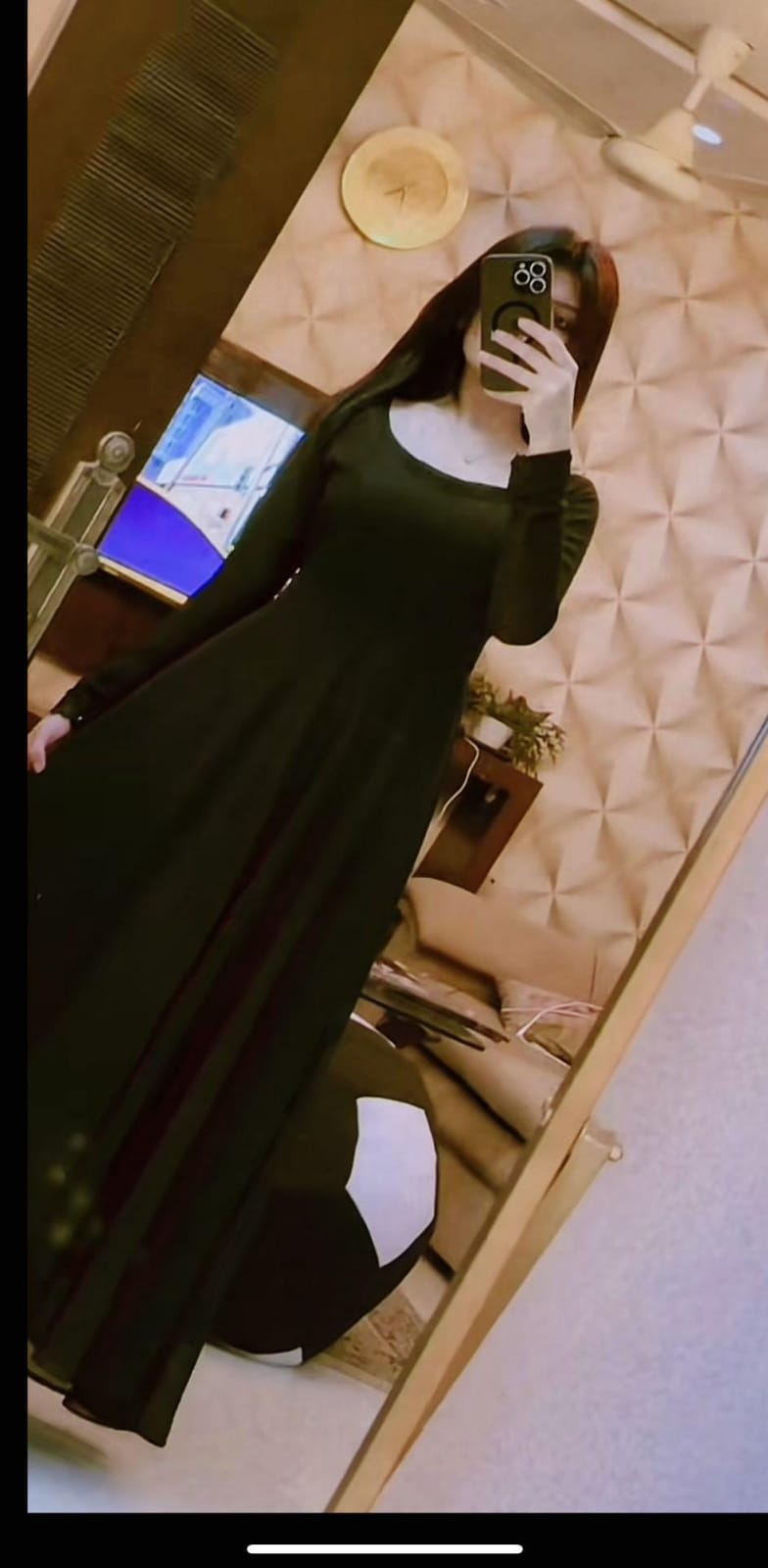 Beautiful black anarkali ( Lenght 51 )