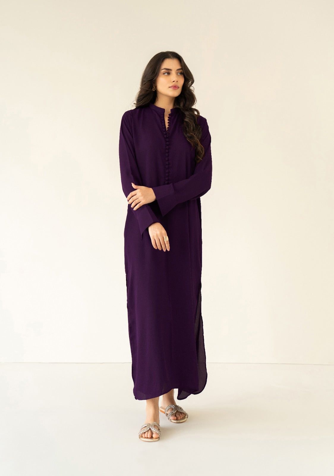 Gorgette Straight Kurta & Trouser