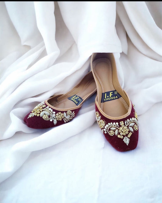 Khussa/ Punjabi Shoes Marron