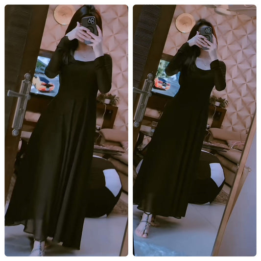 Beautiful black anarkali ( Lenght 51 )